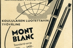 Mont Blanc -mustekynät v. 1956