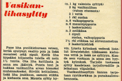 Vasikanlihasyltty, Kauppa ja Koti -lehti vuodelta 1966, Tukon arkisto
