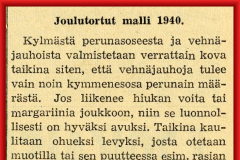 Joulutortut malli 1940, Pirkka-lehti vuodelta 1940, Keskon arkisto