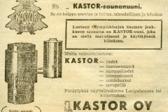 Mainos vuodelta 1948. Mainostoimisto Erva-Latvala.