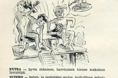 Mainos 1930-luvulta. Mainostoimisto Erva-Latvala.