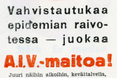 A.I.V. -maitoa v. 1936
