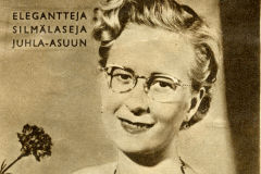 Elegantit silmälasit juhla-asuun