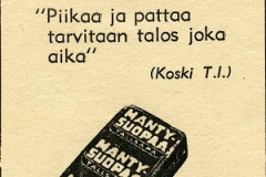 "Piikaa ja pattaa tarvitaa talos joka aika" "Piikaa ja pattaa tarvitaa talos joka aika"