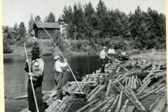 Uittomiehet työssä, v. 1951, Enso-Gutzeit Oy