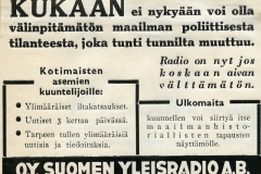 Radio on nyt jos koskaan aivan välttämätön