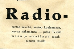 Radio siirtää sävelet
