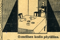 Onnellisen kodin pöytäliina