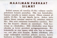 "Maailman parhaat silmät"