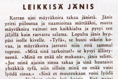 "Leikkisä jänis"